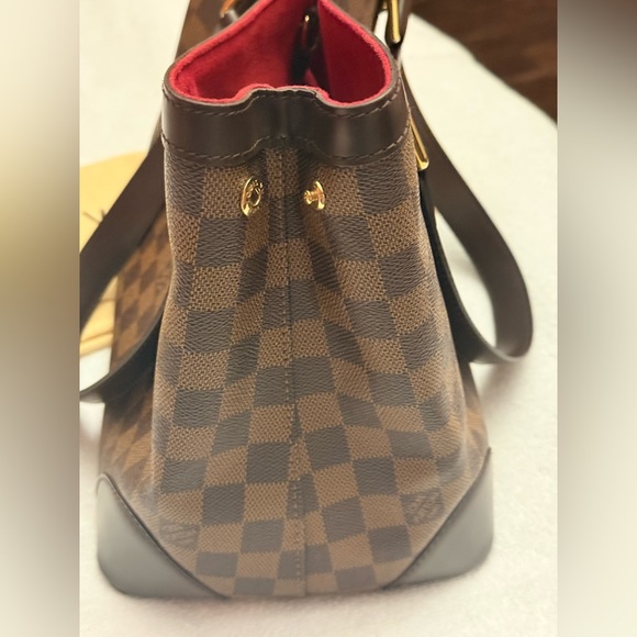 Authentic-Louis Vuitton Hampstead PM Damier Ebene Tote – Excellent Condition - Picture 5 of 15